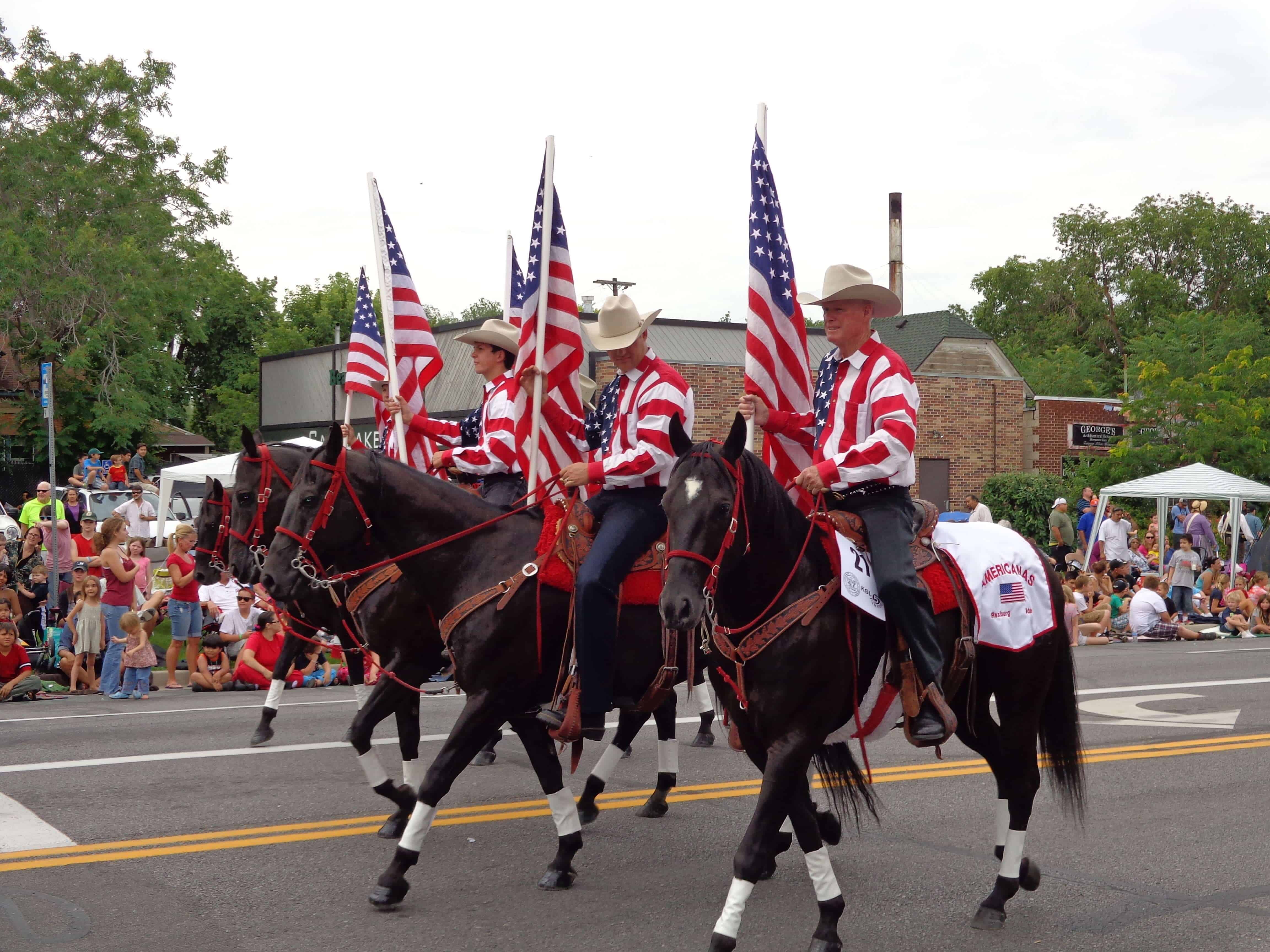 American "Annuity" Riders On Horseback