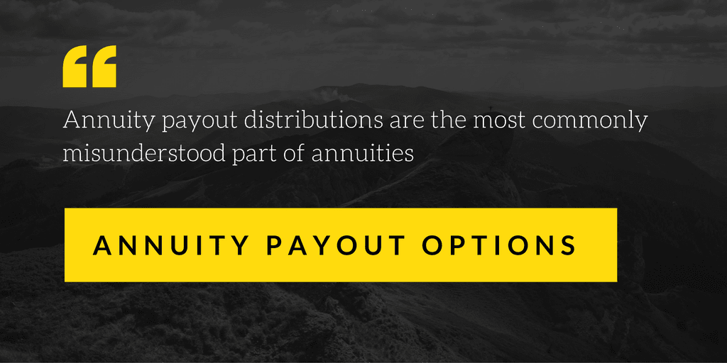 annuity payout options