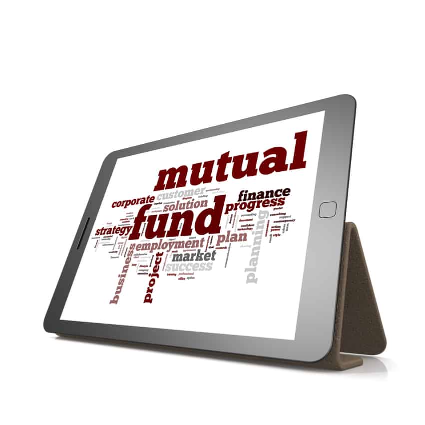 Annuities vs Mutual Funds - Tablet with Mutual Fund on screen